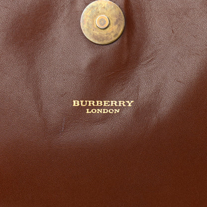 Burberry Haymarket Check Crossbody Messenger Bag Tan 6 of 14