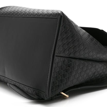 Gucci Microguccissima Drawstring Backpack Black 11 of 11