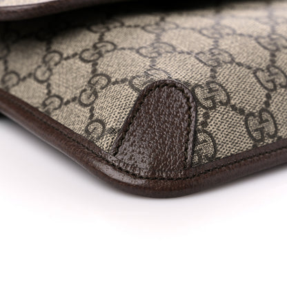Gucci GG Supreme Monogram Neo Vintage Web Belt Bag Brown 7 of 9