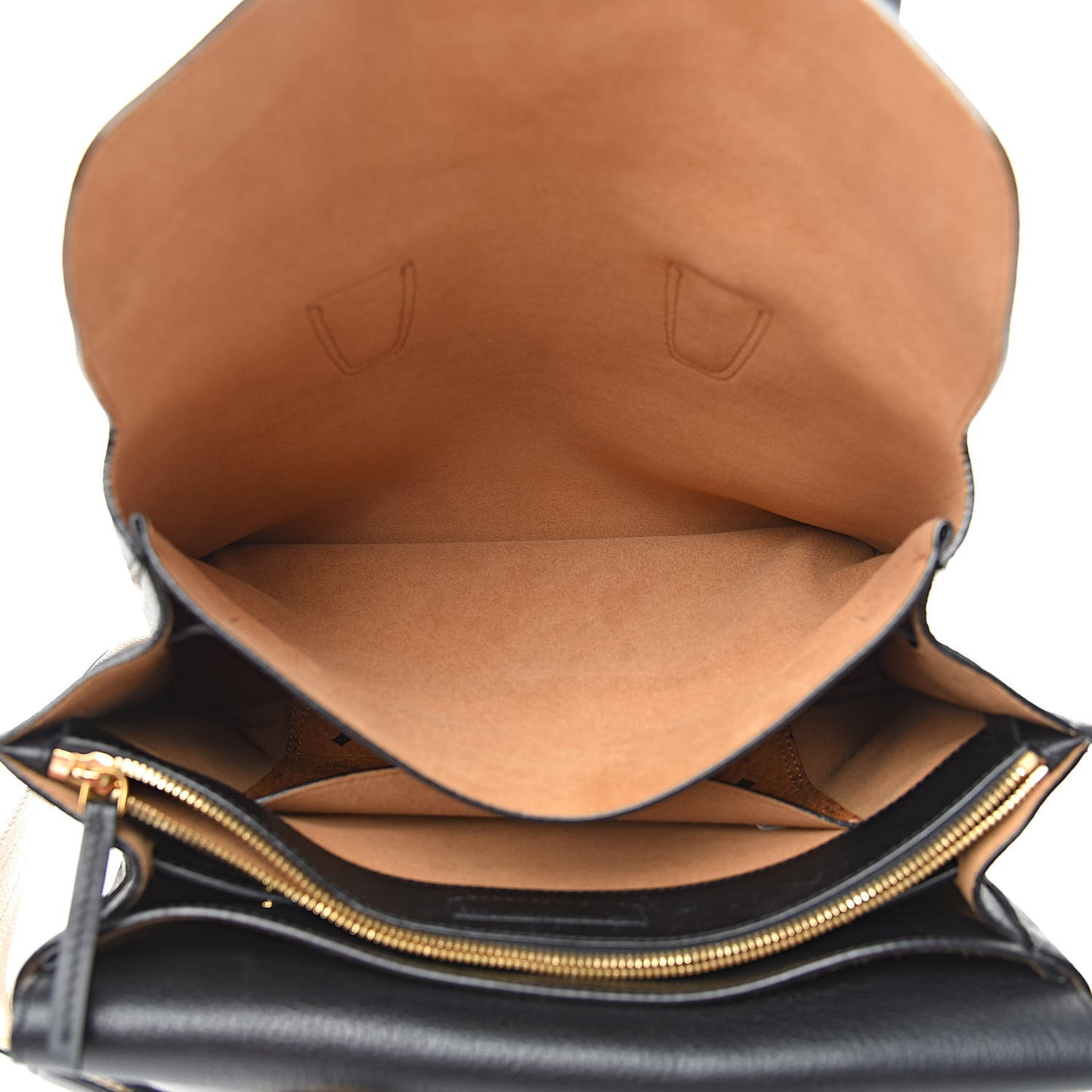 Grained Calfskin Medium Milla Tote Black