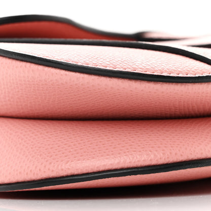 Christian Dior Grained Calfskin Mini Saddle Bag Pink 9 of 10