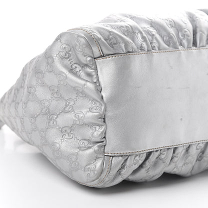 Gucci Guccissima Large D Gold Hobo Silver 8 of 13