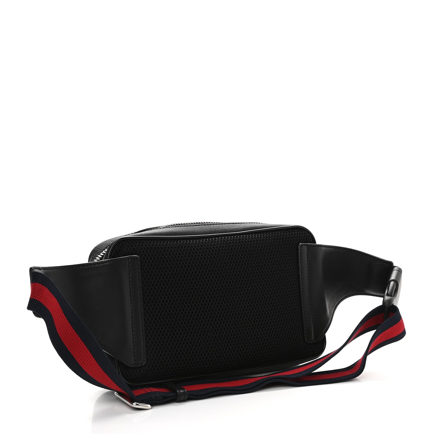 Gucci Soft GG Supreme Monogram Web Belt Bag Black Grey 3 of 9