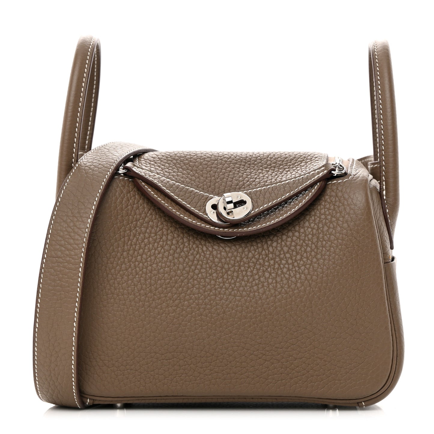 Taurillon Clemence Mini Lindy 20 Etoupe