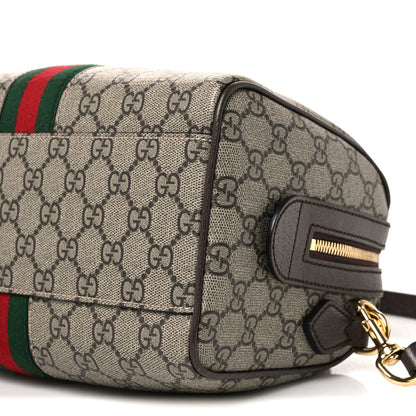 Gucci GG Supreme Monogram Web Small Ophidia Top Handle Bag Beige Ebony 10 of 10