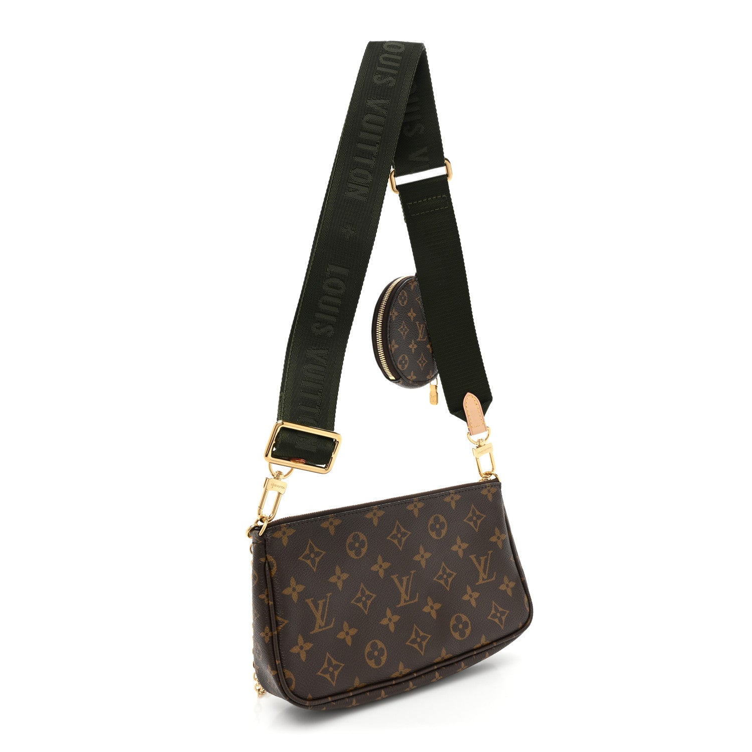 Louis Vuitton Monogram Multi Pochette Accessories Kaki 3 of 15