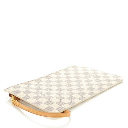 Louis Vuitton Damier Azur Neverfull MM GM Pochette 4 of 8