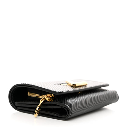 Louis Vuitton Epi Twist Compact Wallet Black 4 of 6