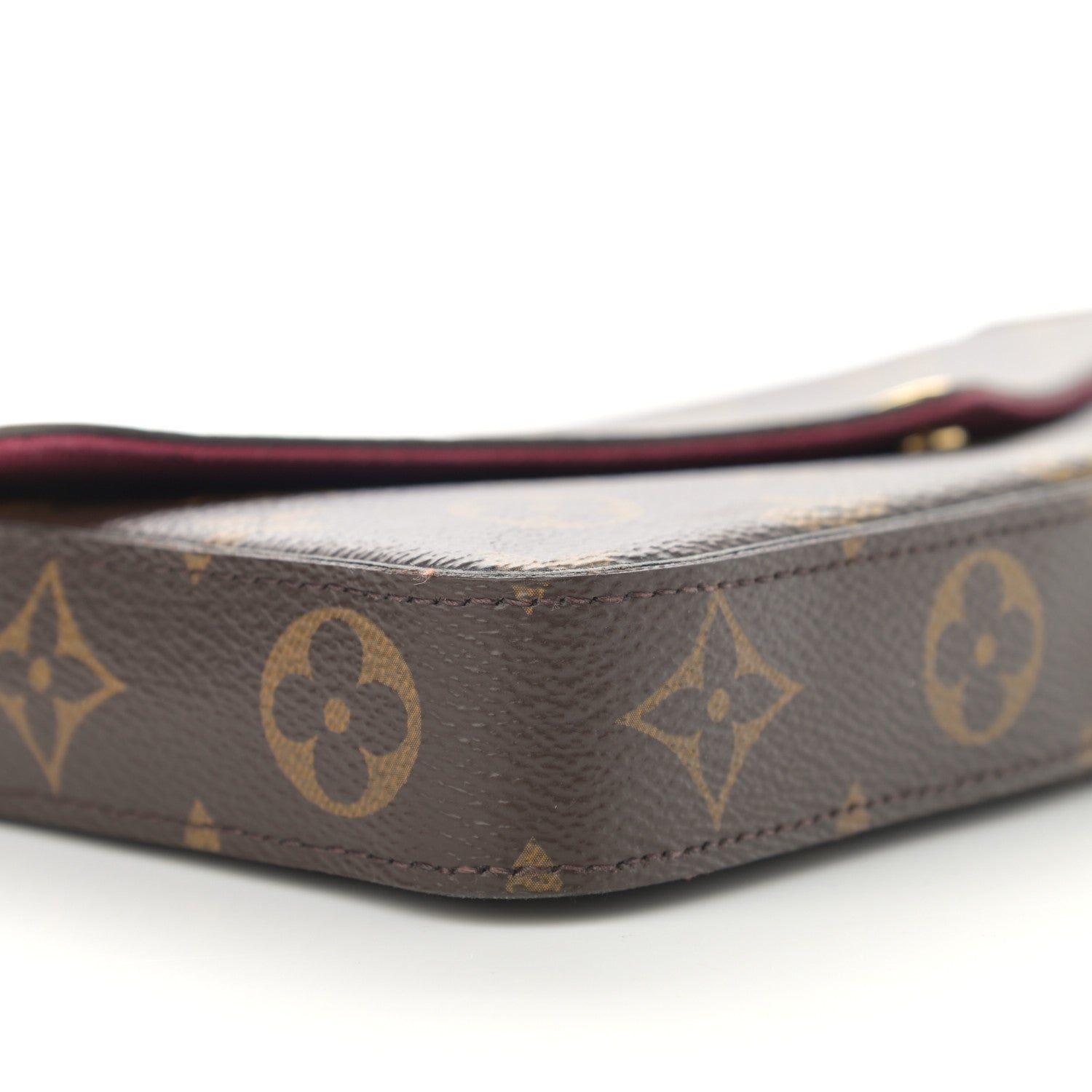 Louis Vuitton Monogram Pochette Felicie Chain Wallet Fuchsia 11 of 13