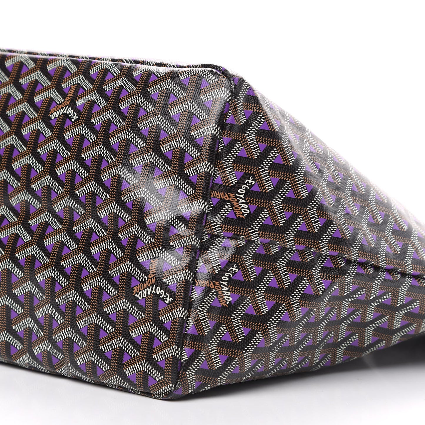Goyardine Saint Louis Claire Voie GM Black Purple