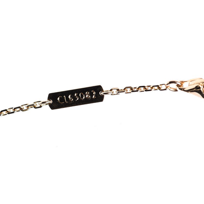 Van Cleef & Arpels 18K Yellow Gold Mother of Pearl Vintage Alhambra Pendant Necklace 5 of 6