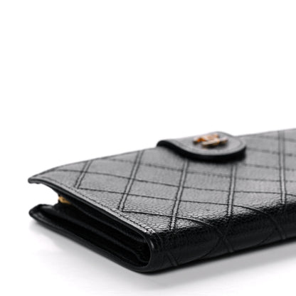 Chanel Caviar Stitched French Wallet Black 12 of 16
