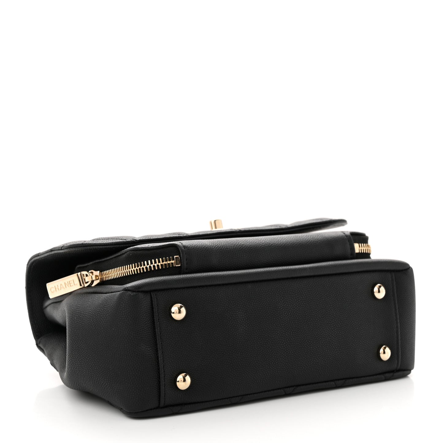 Caviar Quilted Medium Business Affinity Flap Black