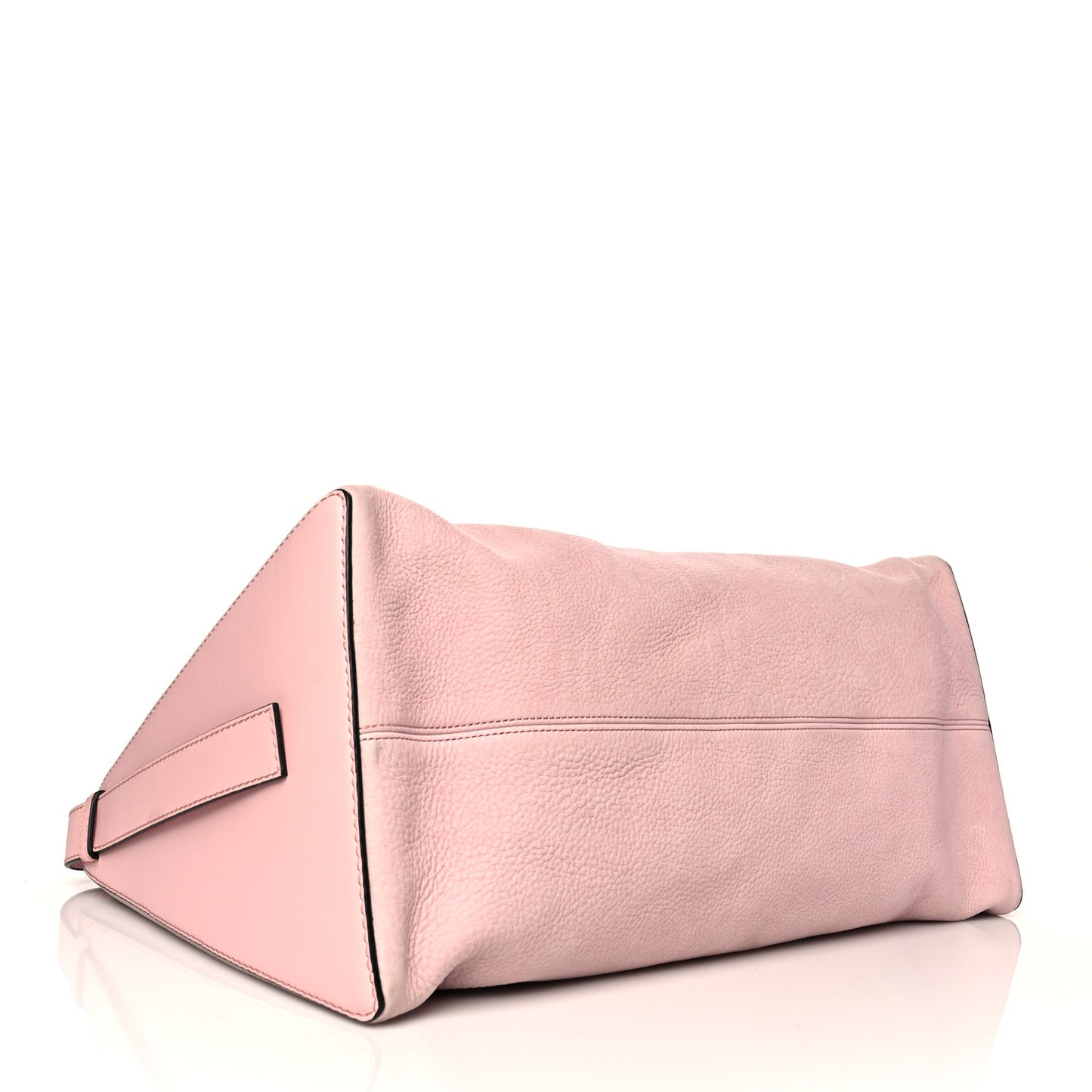 Nubuck Calfskin Berlingo Shoulder Bag Pink