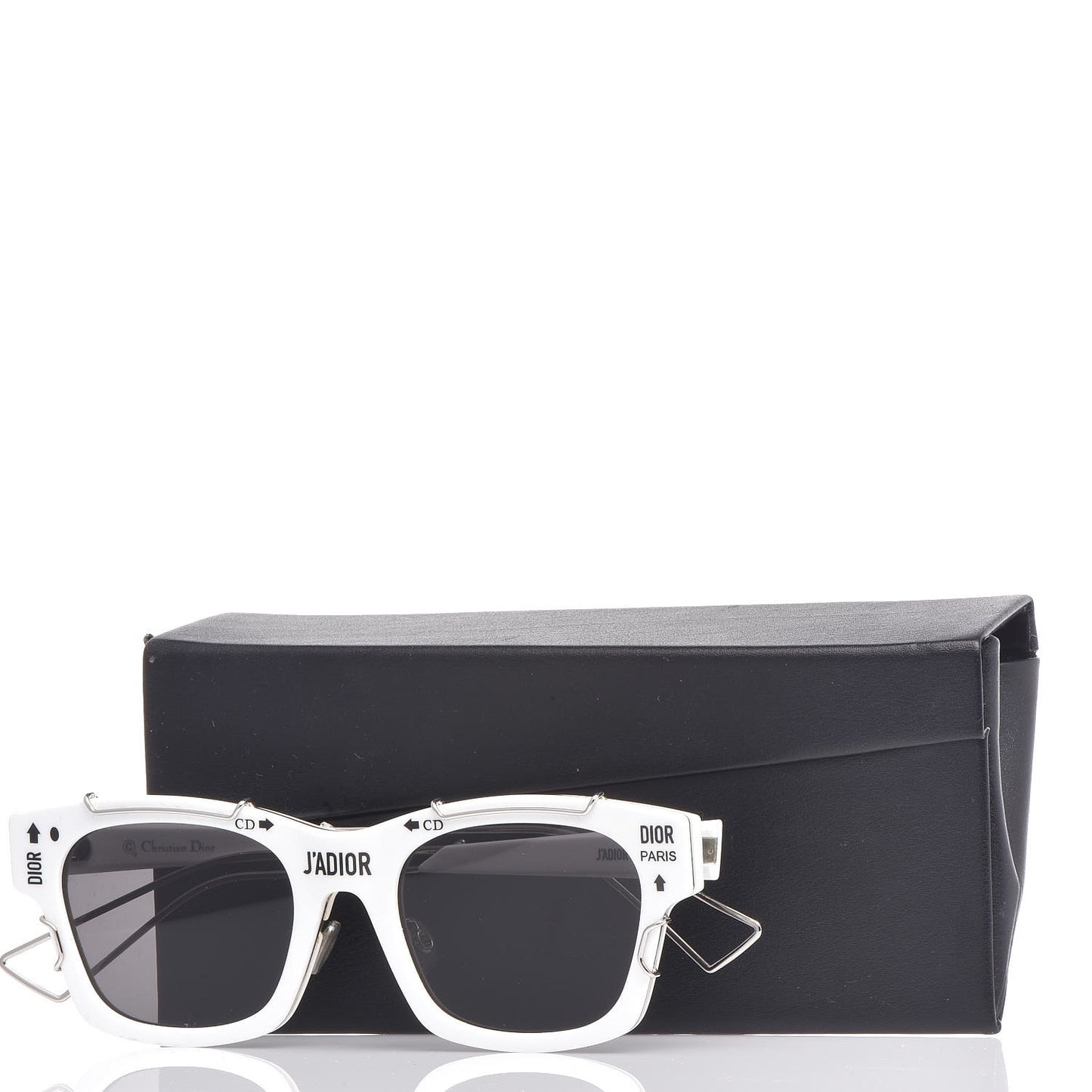 Acetate J'adior Sunglasses White