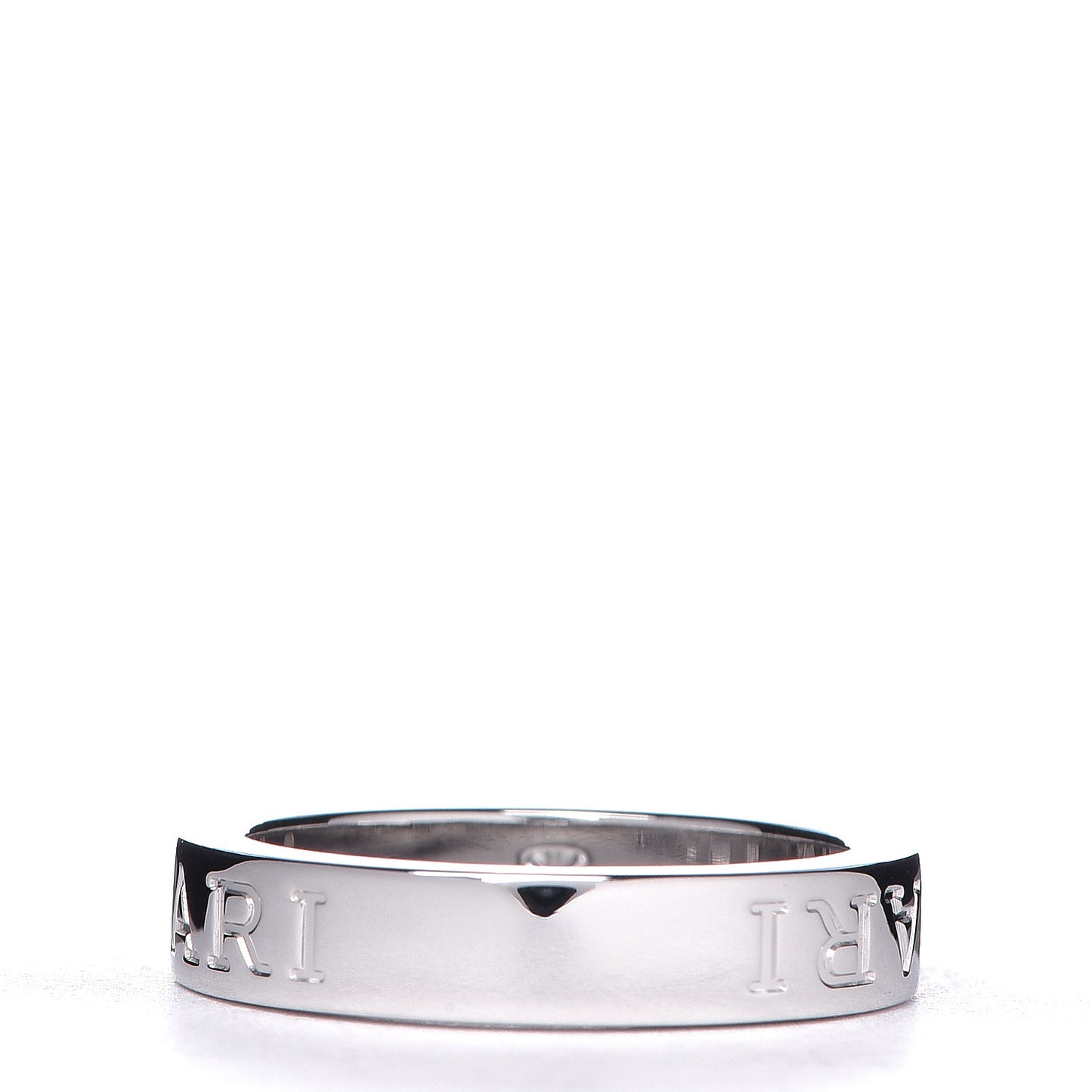 18K White Gold Diamond B.Zero1 Essential Band Ring 50 5.25