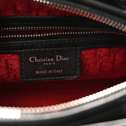 Christian Dior Lambskin Cannage Medium Lady Dior Black 6 of 9