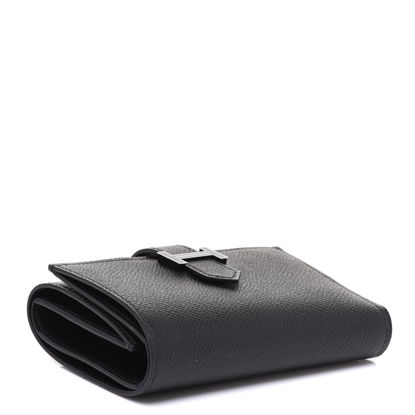Epsom Tri-Fold Compact Monochrome Bearn Wallet Black
