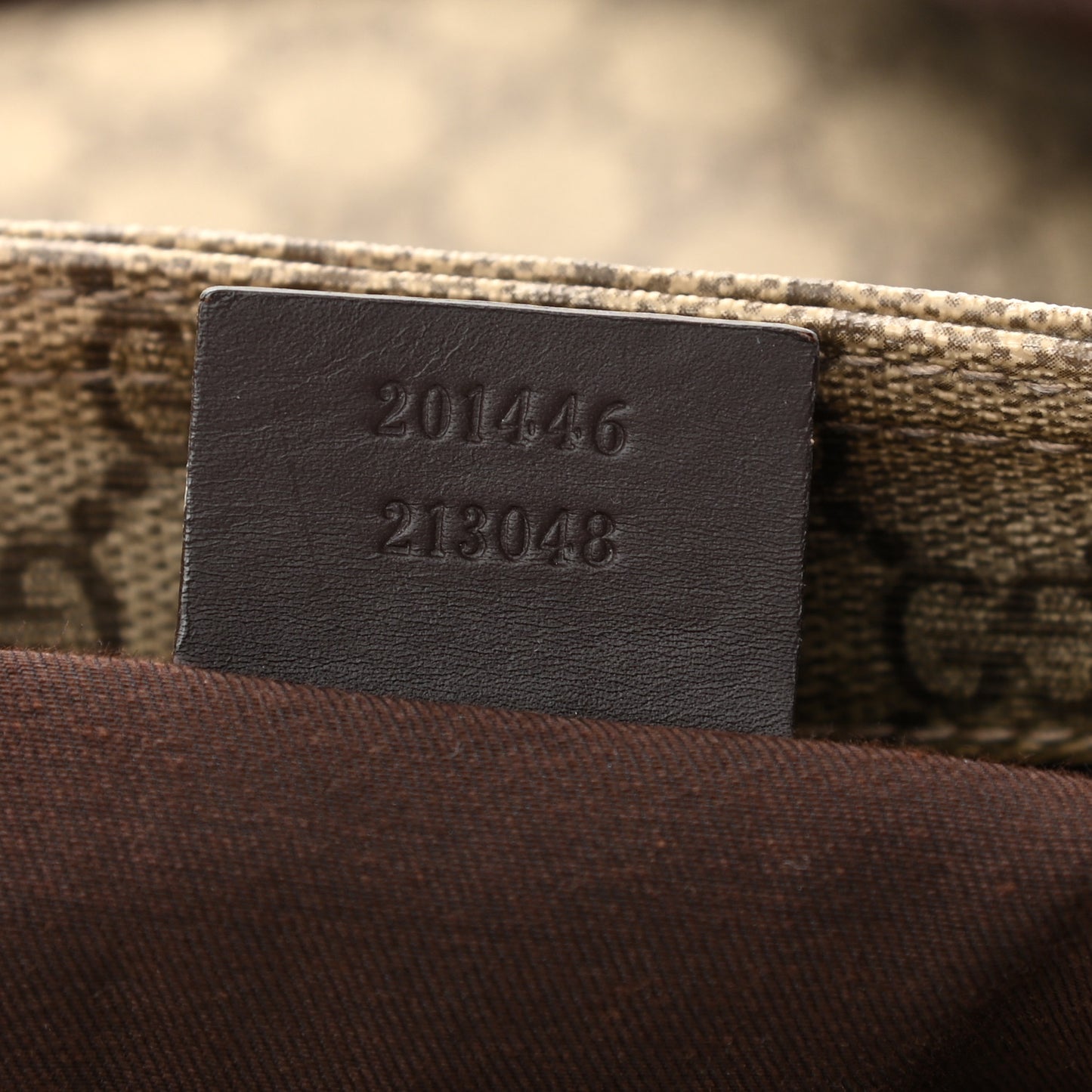 GG Supreme Monogram Medium Flat Messenger Bag Dark Brown