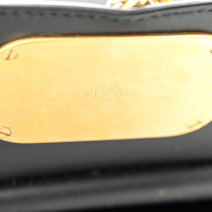 Valentino Garavani Grainy Calfskin Escape Hobo Bag Black 7 of 12