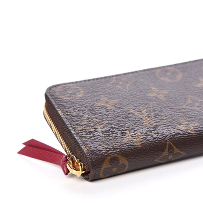 Louis Vuitton Monogram Clemence Wallet Fuchsia 6 of 10