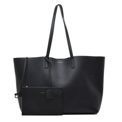 Saint Laurent Calfskin Large Shopping Tote Black 1 of 9