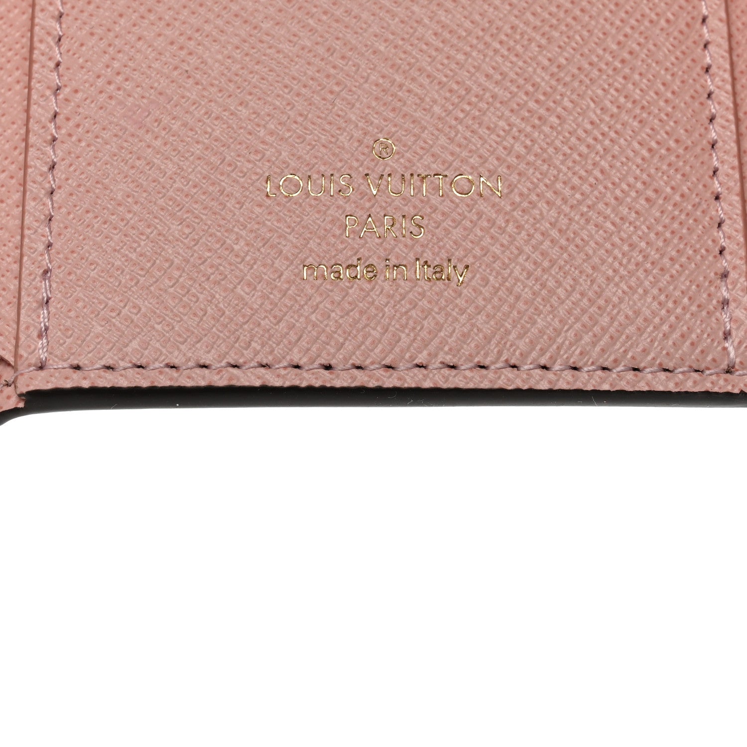 Louis Vuitton Damier Ebene Victorine Wallet Rose Ballerine 6 of 8