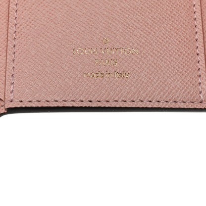 Louis Vuitton Damier Ebene Victorine Wallet Rose Ballerine 6 of 8