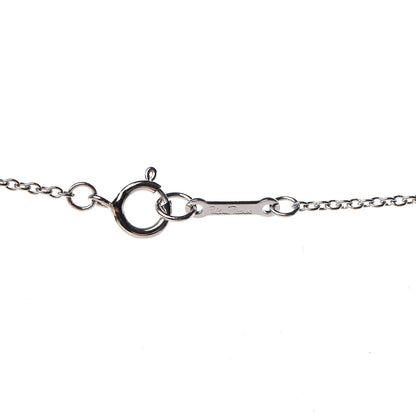 Tiffany 18K White Gold Diamond Paloma Picasso Double Loving Heart Necklace 6 of 7
