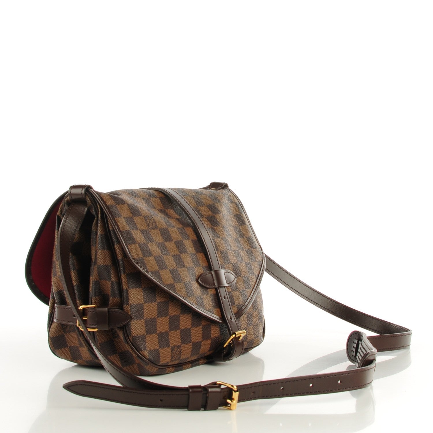 Louis Vuitton Damier Ebene Saumur MM SO 3 of 7