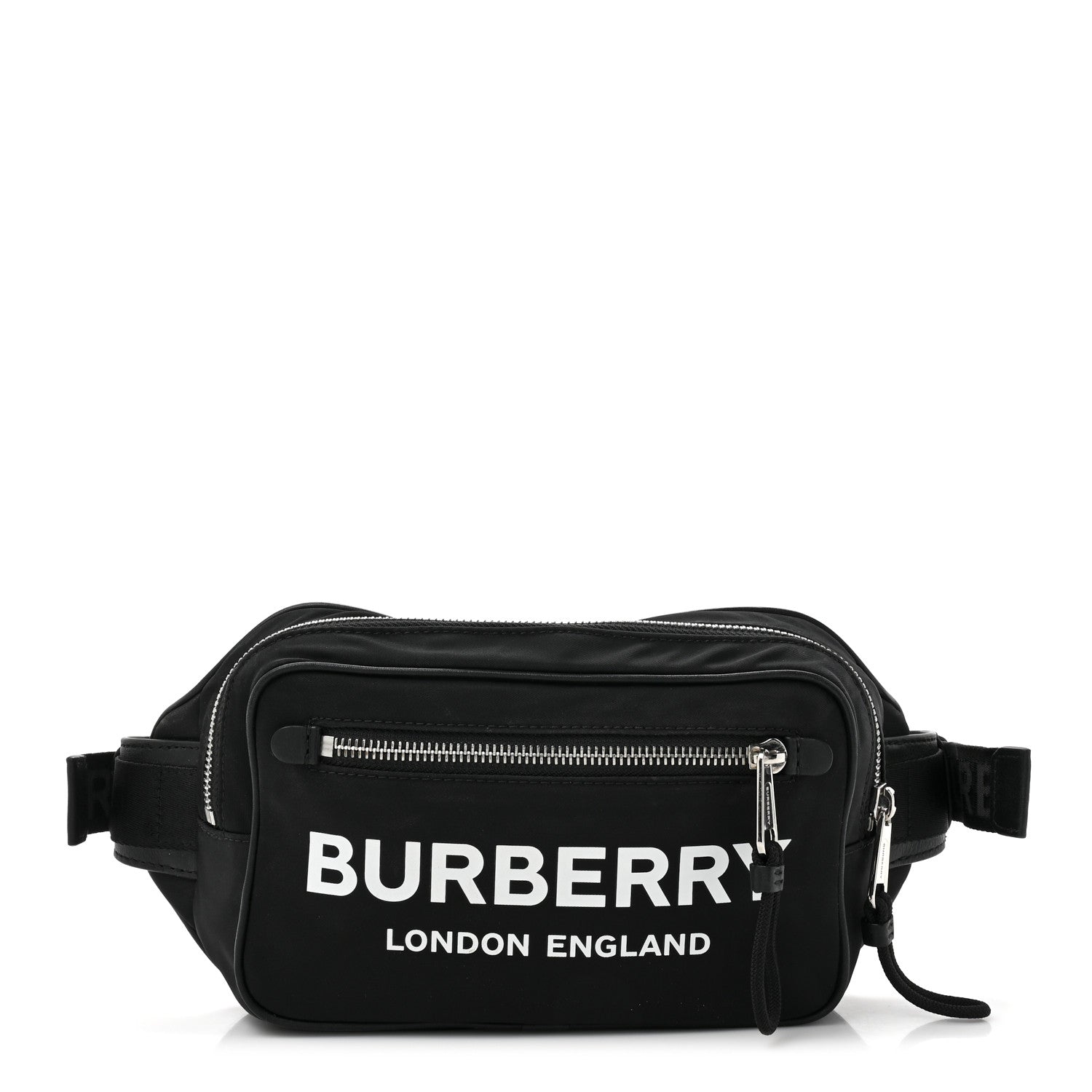 Burberry Econyl Logo Print Large Cannon Bum Bag Black 1 of 11