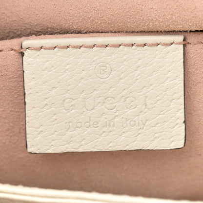 Gucci GG Supreme Monogram Flora Web Small Ophidia Chain Shoulder Bag White 6 of 14