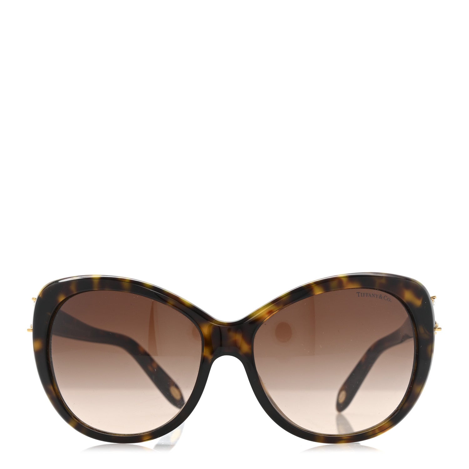 Tiffany Acetate Crystal TF4048-B Sunglasses Tortoise 2 of 8