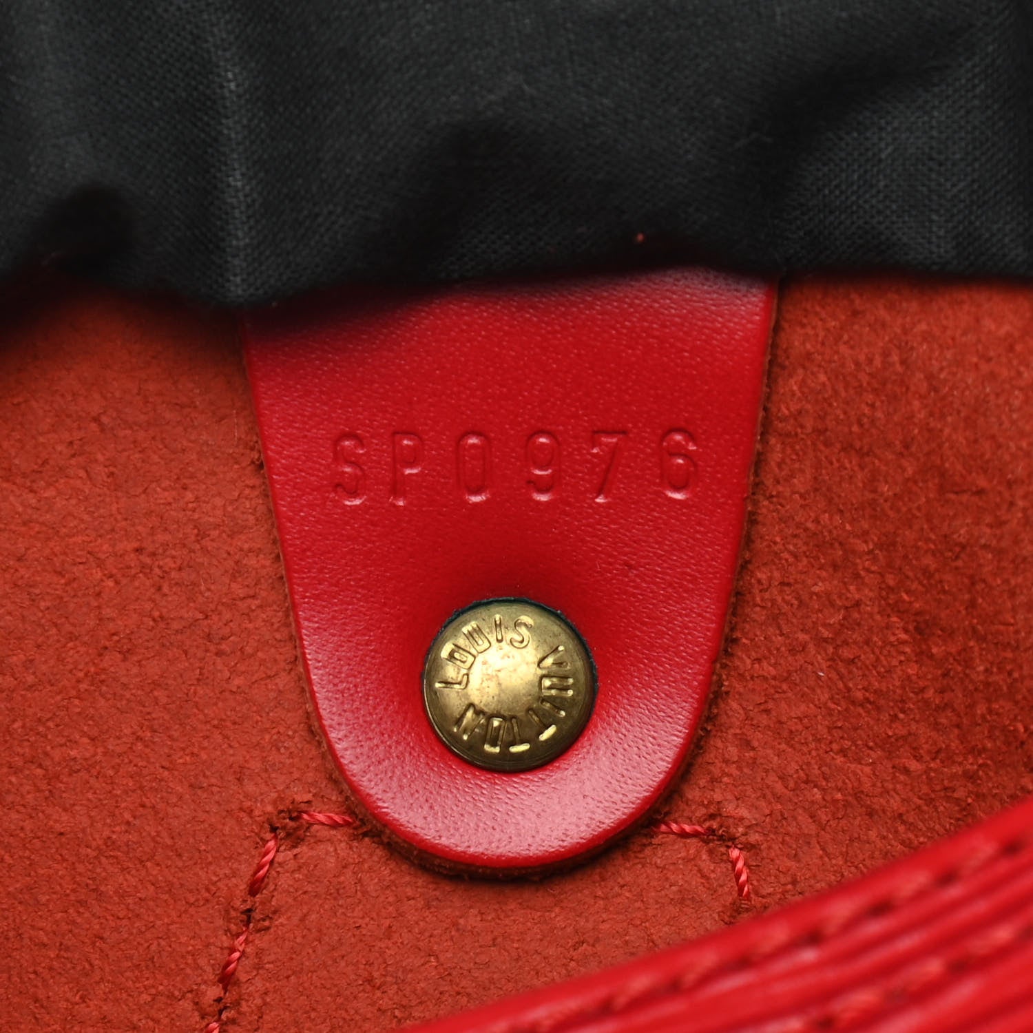 Louis Vuitton Epi Speedy 25 Castillan Red 7 of 10