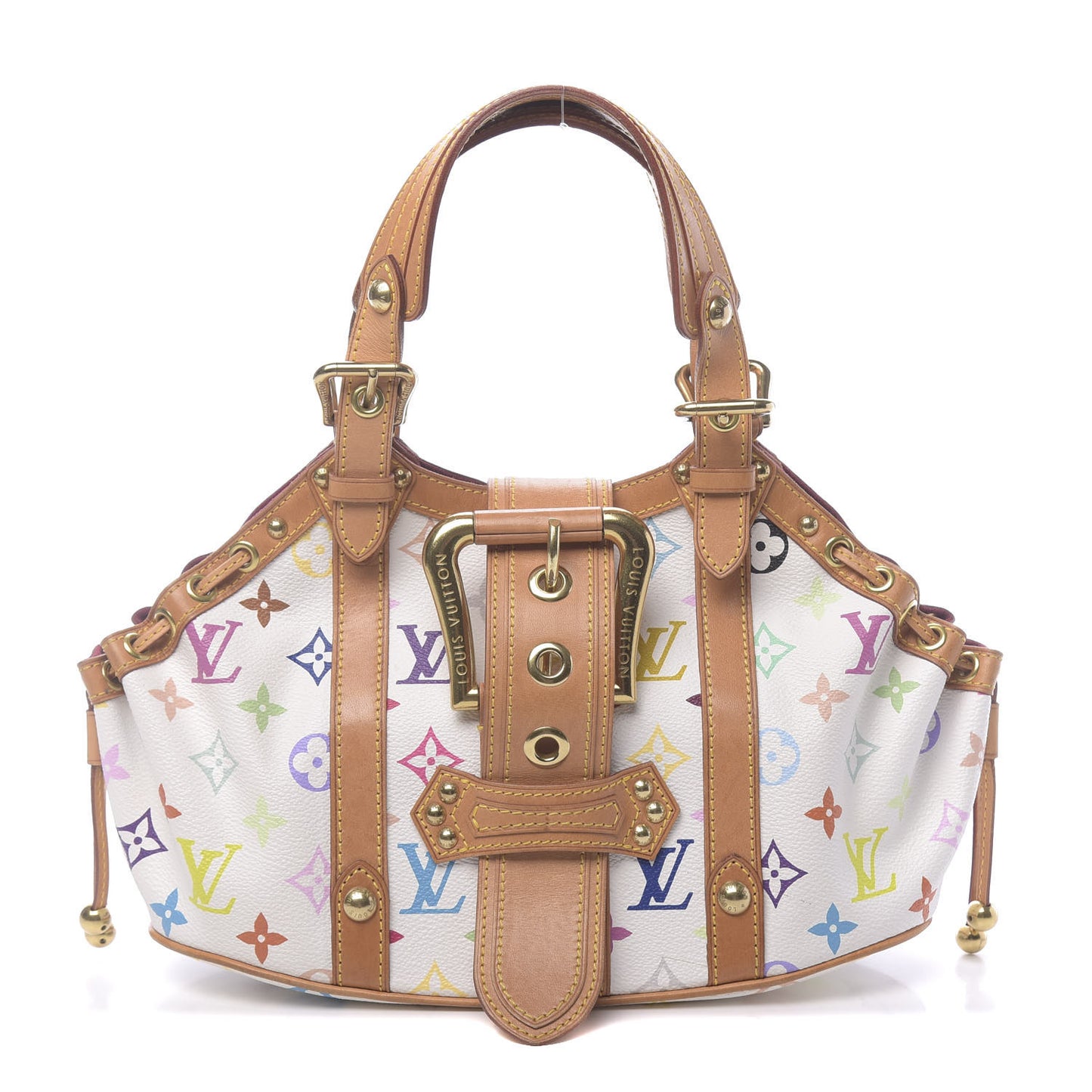 Monogram Multicolor Theda GM White