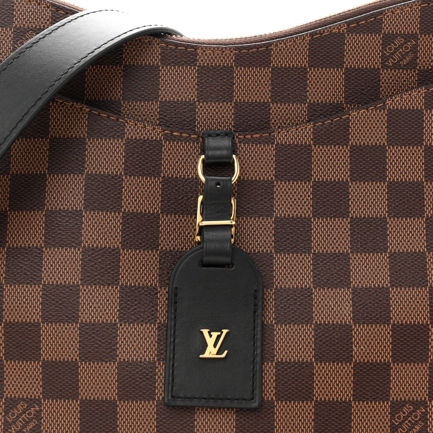 Louis Vuitton Damier Ebene Odeon MM Black 7 of 10