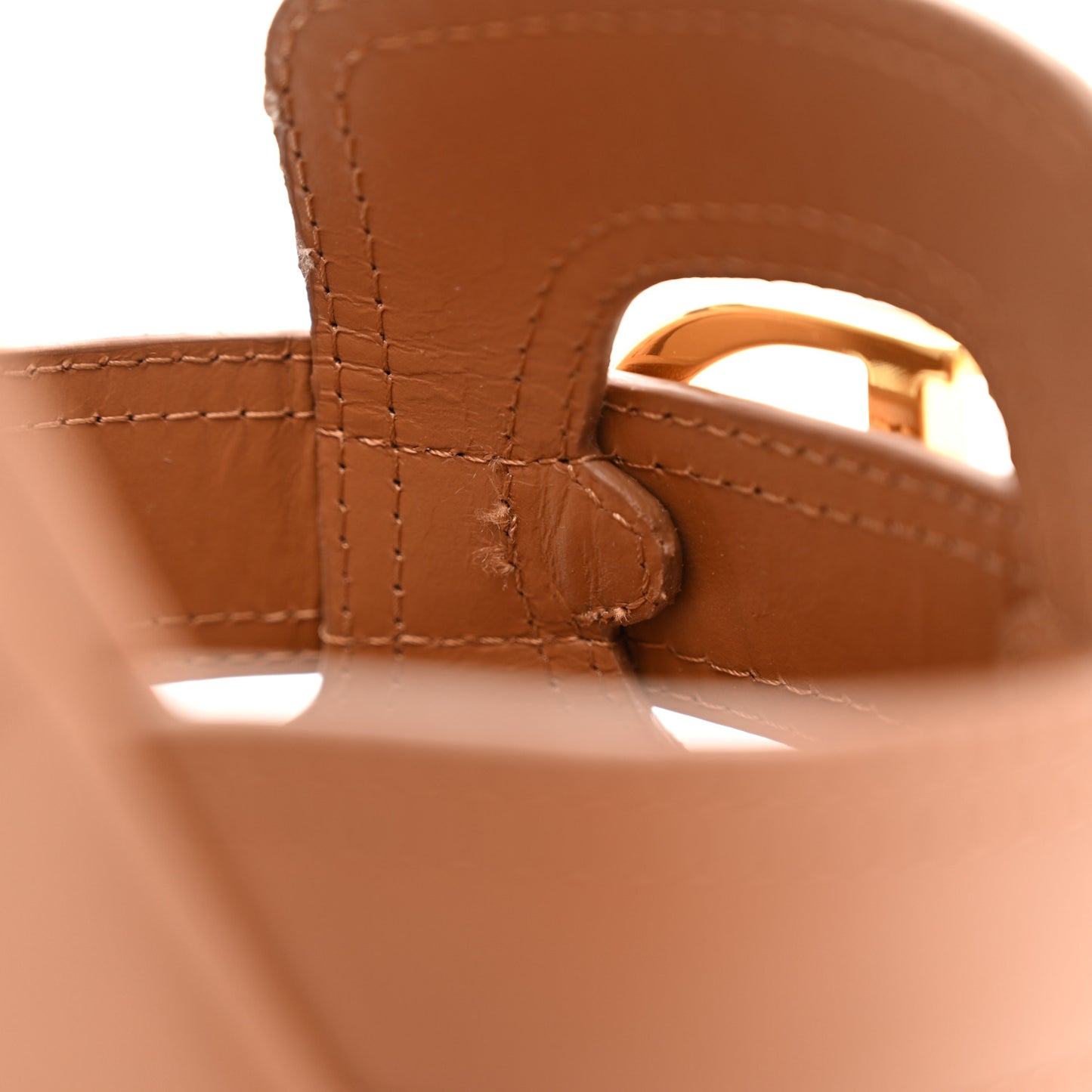 Calfskin 30 Montaigne Mid-Heel Slide Sandals 40 Cuir