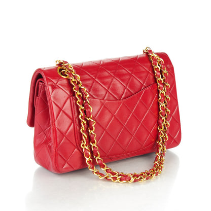 Chanel Lambskin Quilted Small Double Flap Red 3 of 8