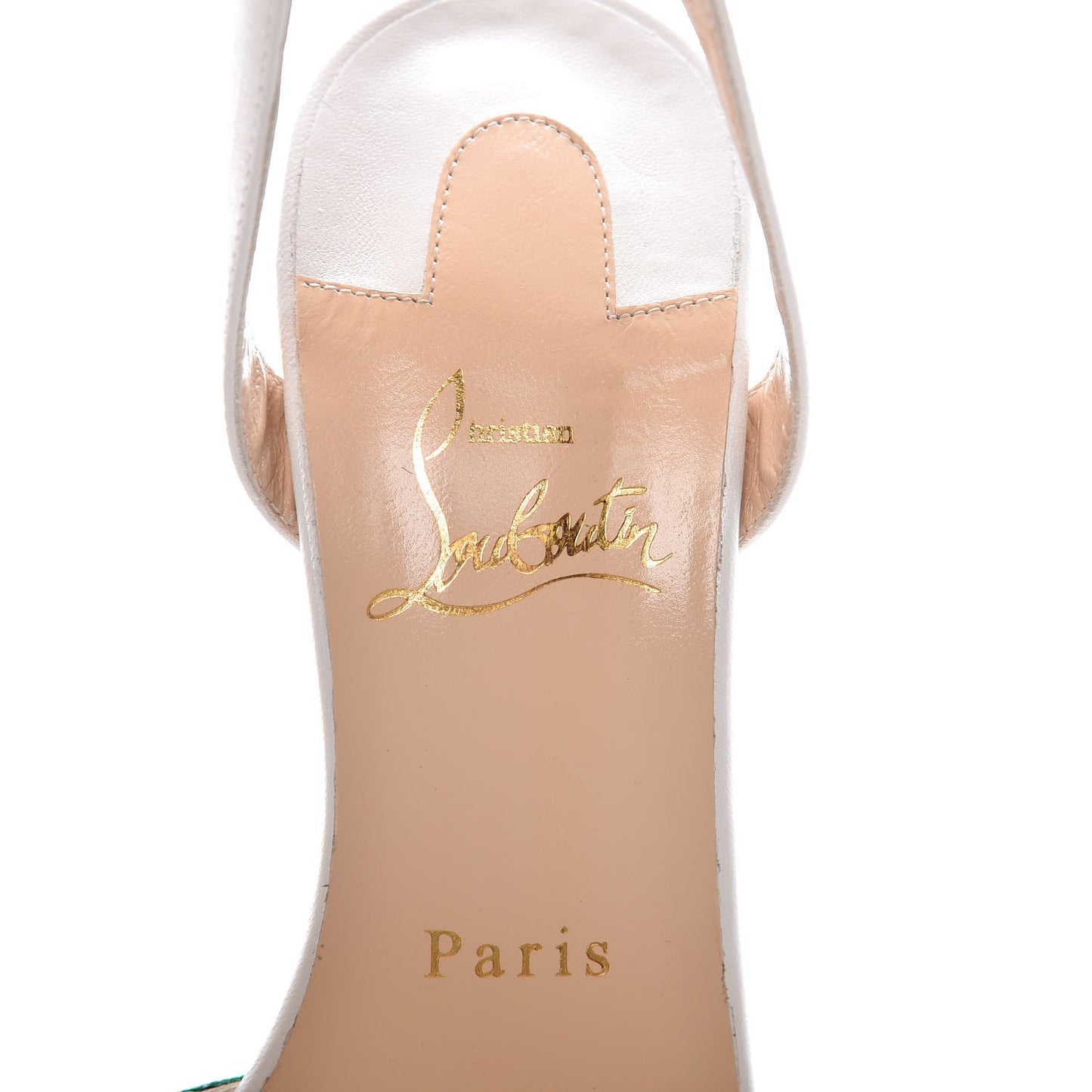 Shiny Nappa Naseeba 120 Sandals 36.5 Multicolor Latte