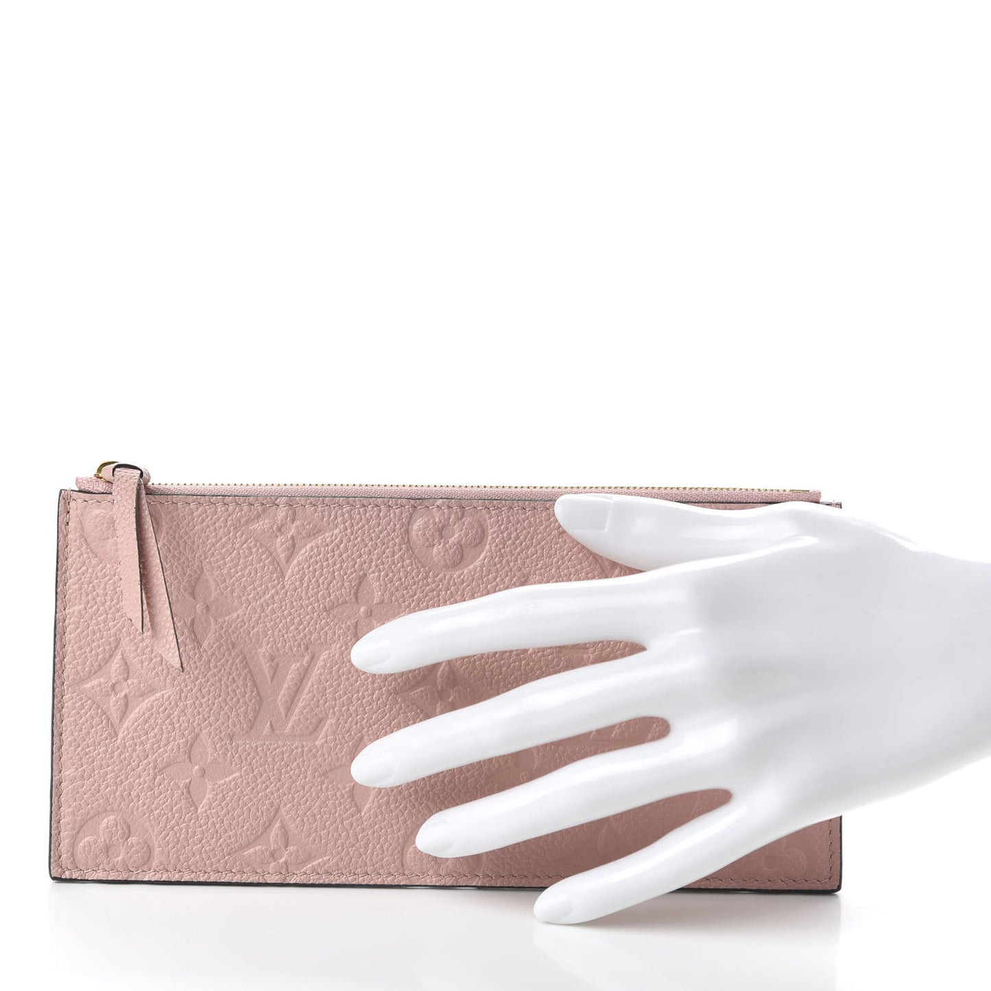 Empreinte Felicie Chain Wallet Zippered Insert Rose Poudre