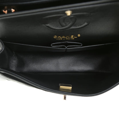 Chanel Lambskin Quilted Small Double Flap Black 5 of 10