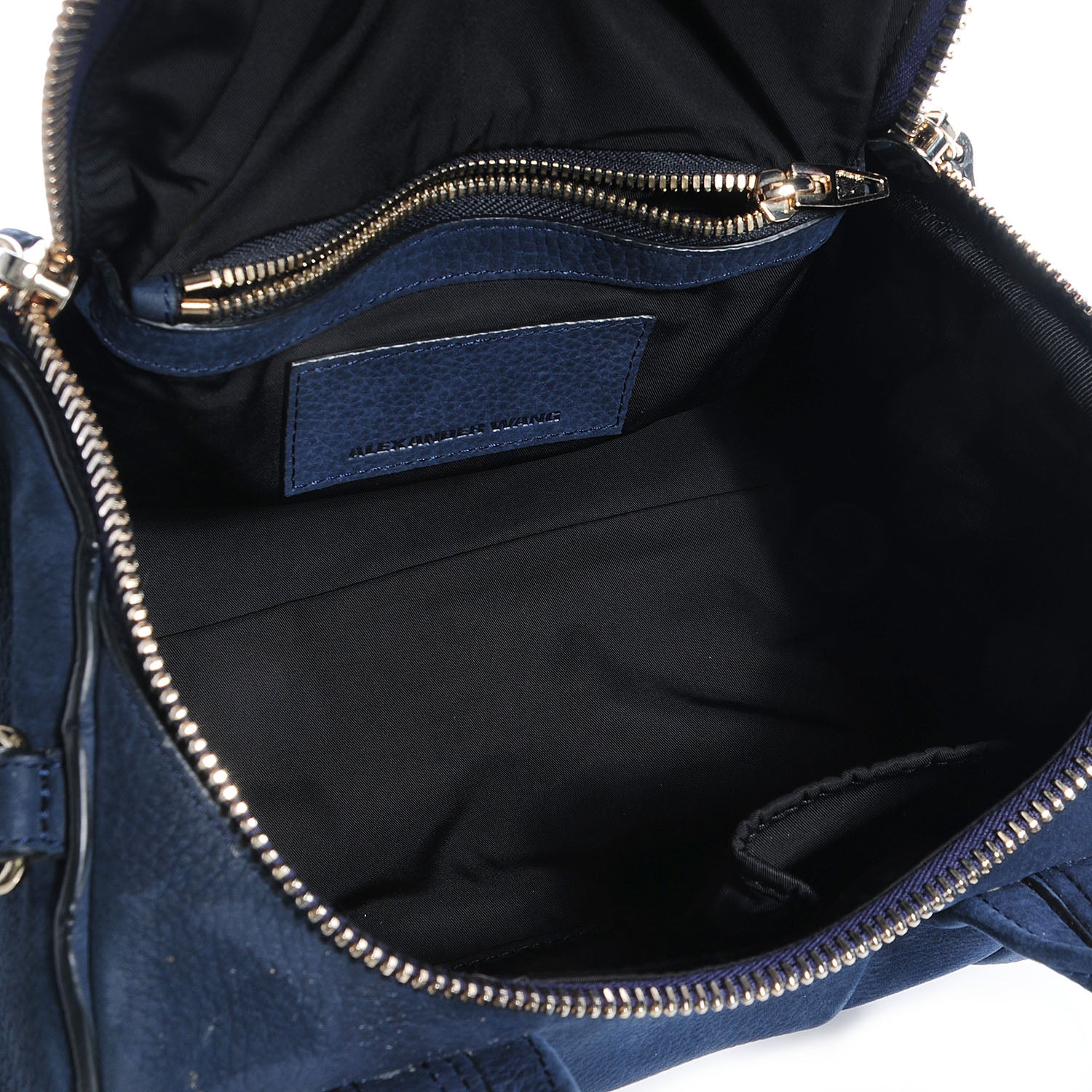 Alexander Wang Pebbled Leather Rockie Navy 8 of 10