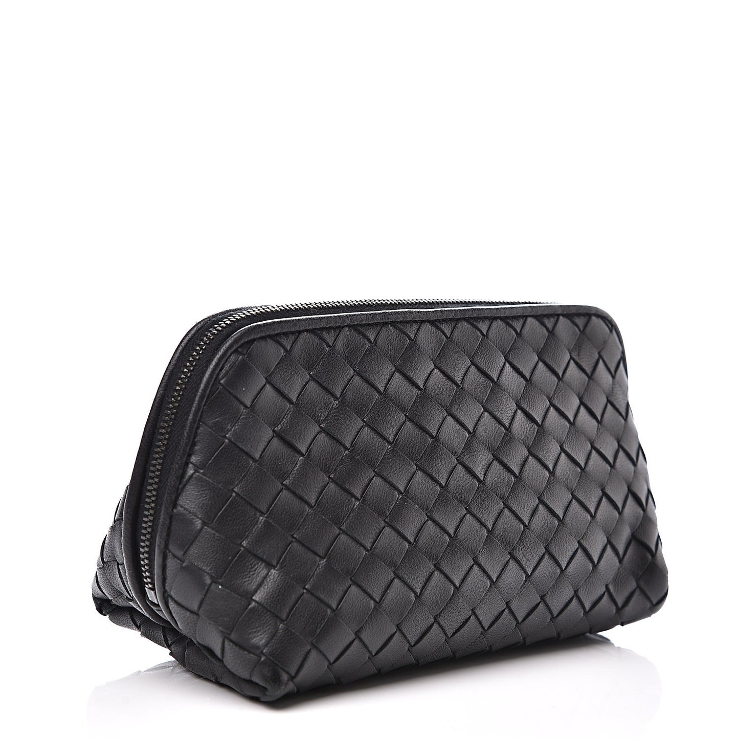 Nappa Intrecciato Cosmetic Case Black
