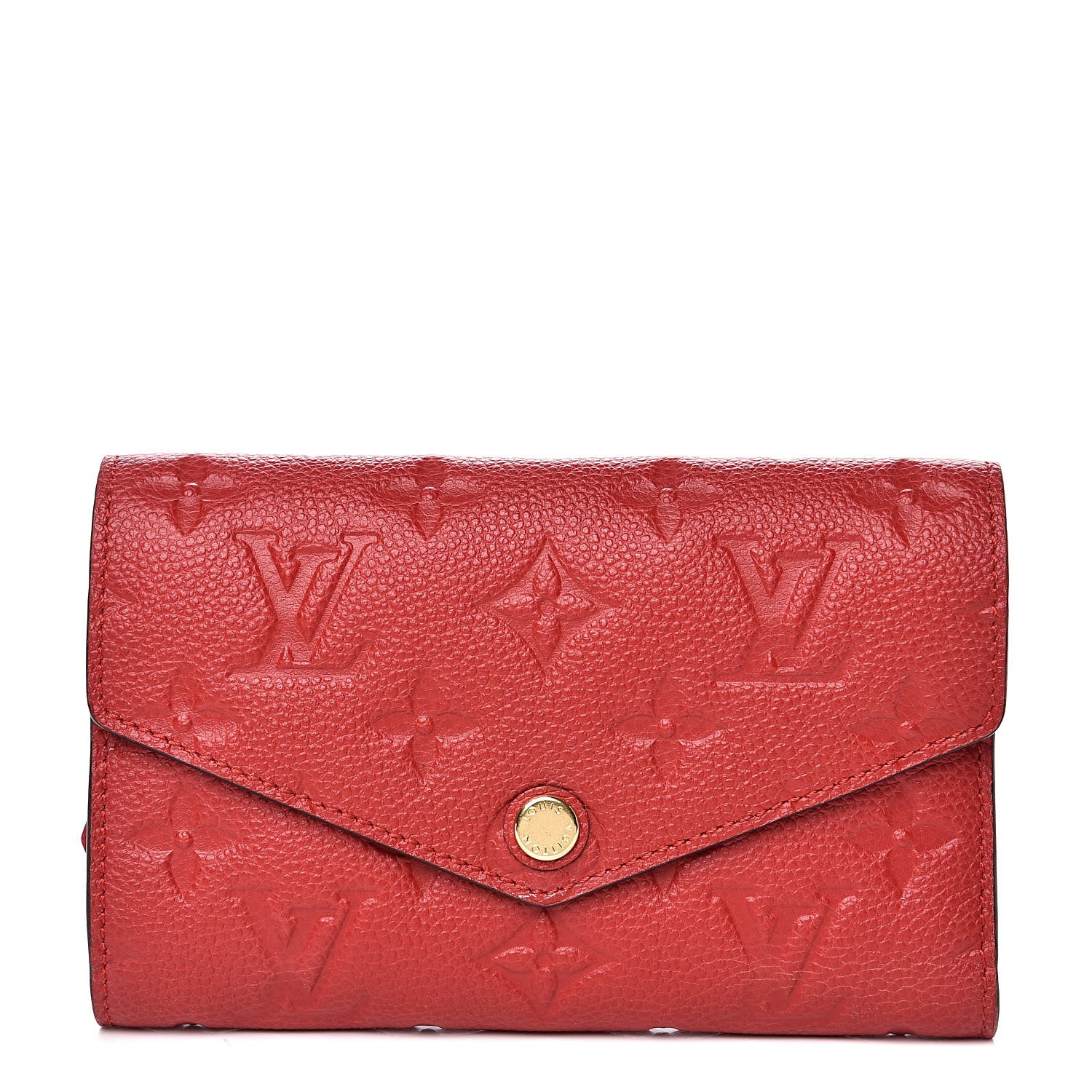 Louis Vuitton Empreinte Compact Curieuse Wallet Cherry 1 of 9