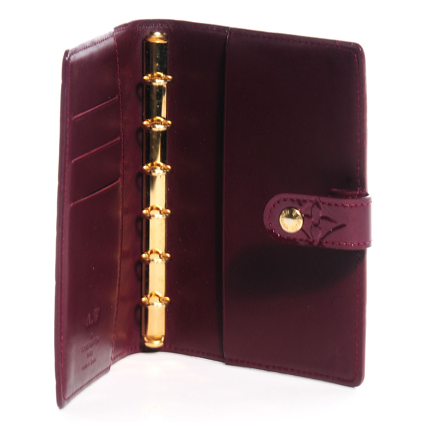 Vernis Small Ring Agenda Cover Rouge Fauviste