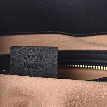 Gucci GG Supreme Monogram Bees Medium Padlock Tote Beige Oro Black 7 of 10