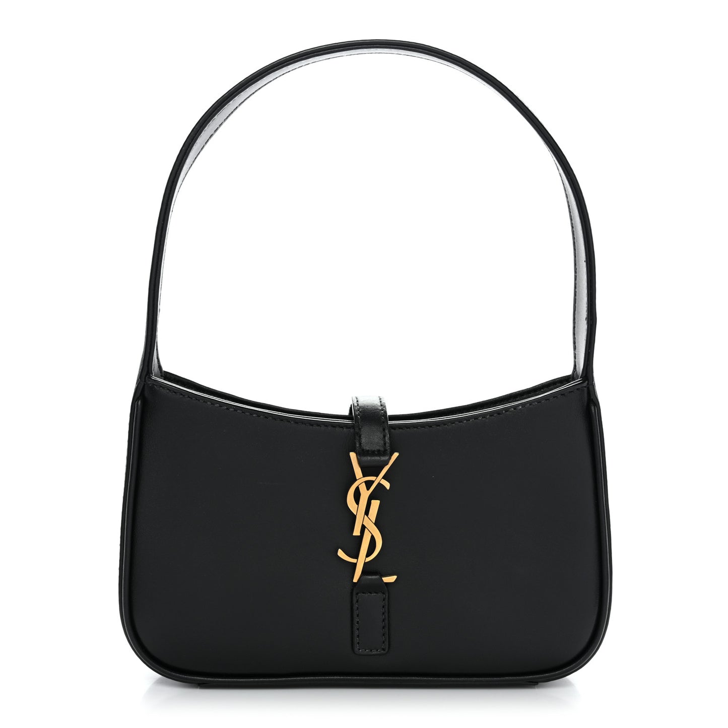 Smooth Calfskin Le 5 A 7 Mini Hobo Black