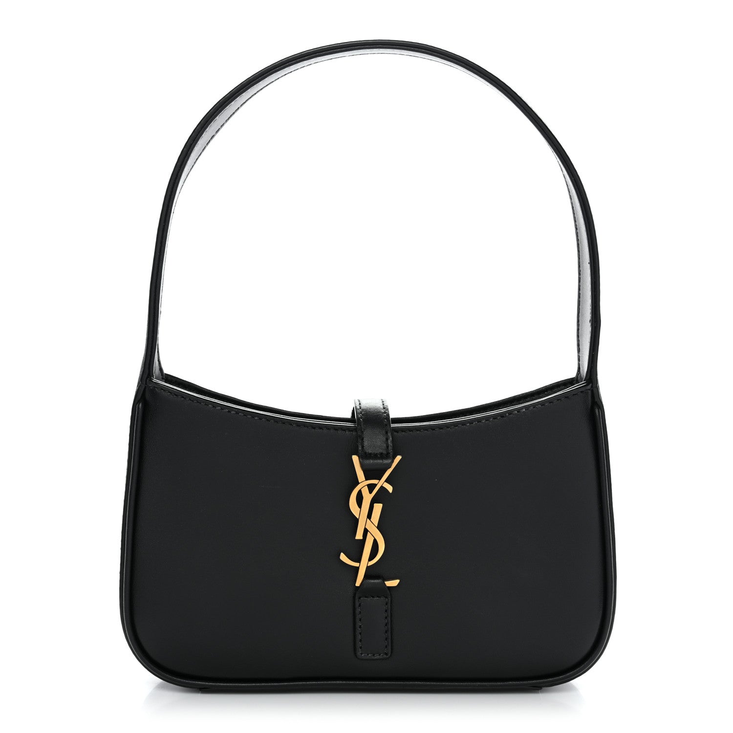 Saint Laurent Smooth Calfskin Le 5 A 7 Mini Hobo Black 1 of 11