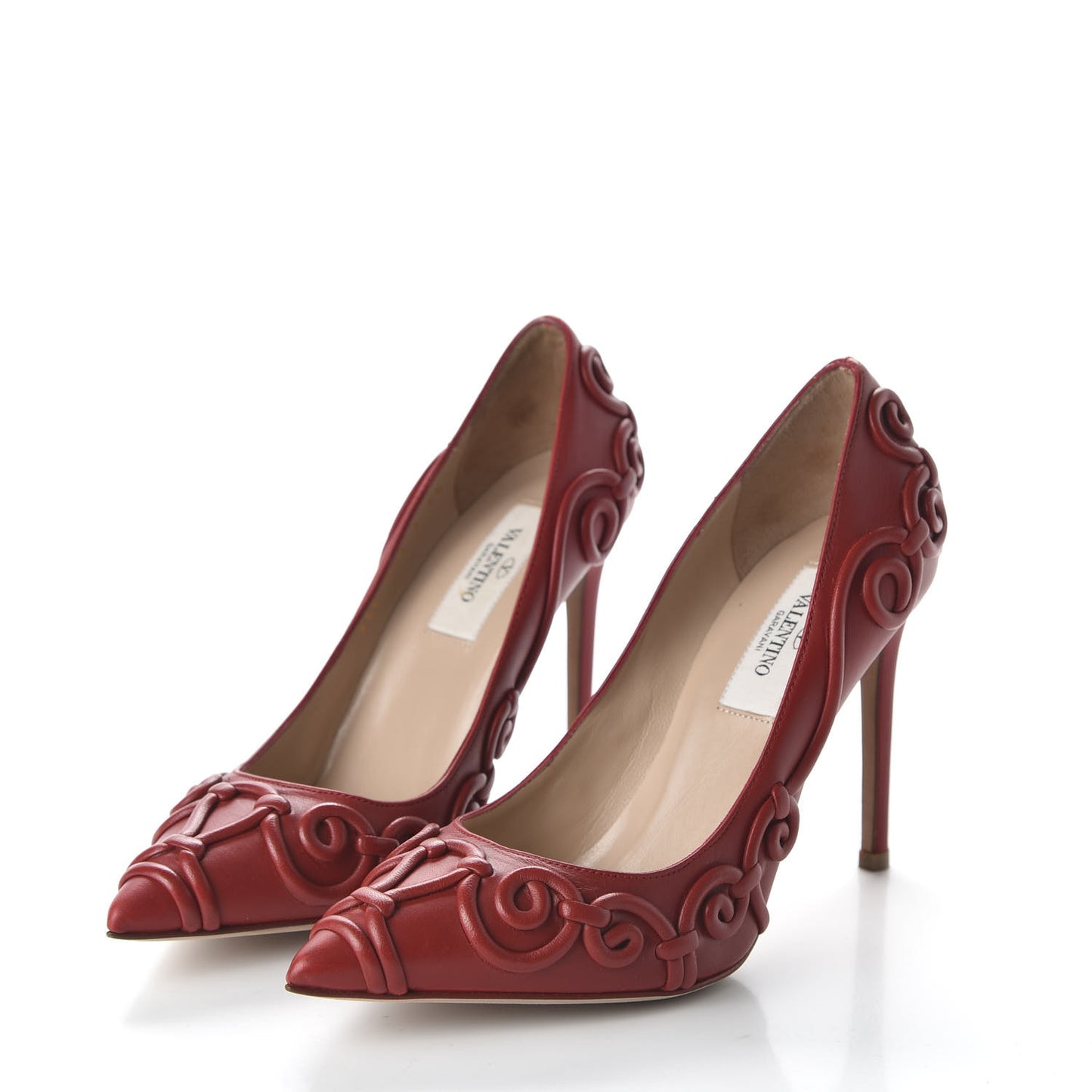 Nappa Swirl Pumps 35 Rosso Valentino