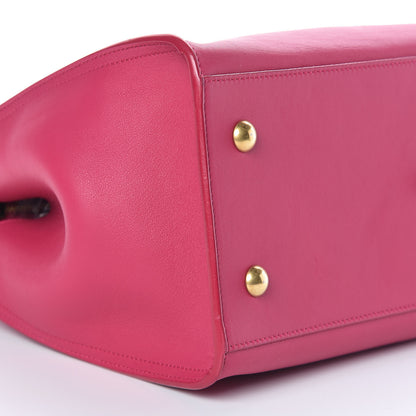 Saint Laurent Calfskin Small Classic Y Cabas Fuchsia 8 of 11